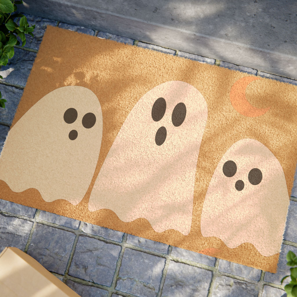 Spooky Welcome Mat for Fall Entryway