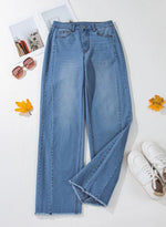 Sidefeel High Waisted Wide Leg Jeans