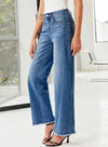 Sidefeel High Waisted Wide Leg Jeans