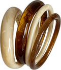 Chunky Resin Statement Bangle Set